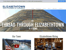 Tablet Screenshot of elizabethtowncoc.com